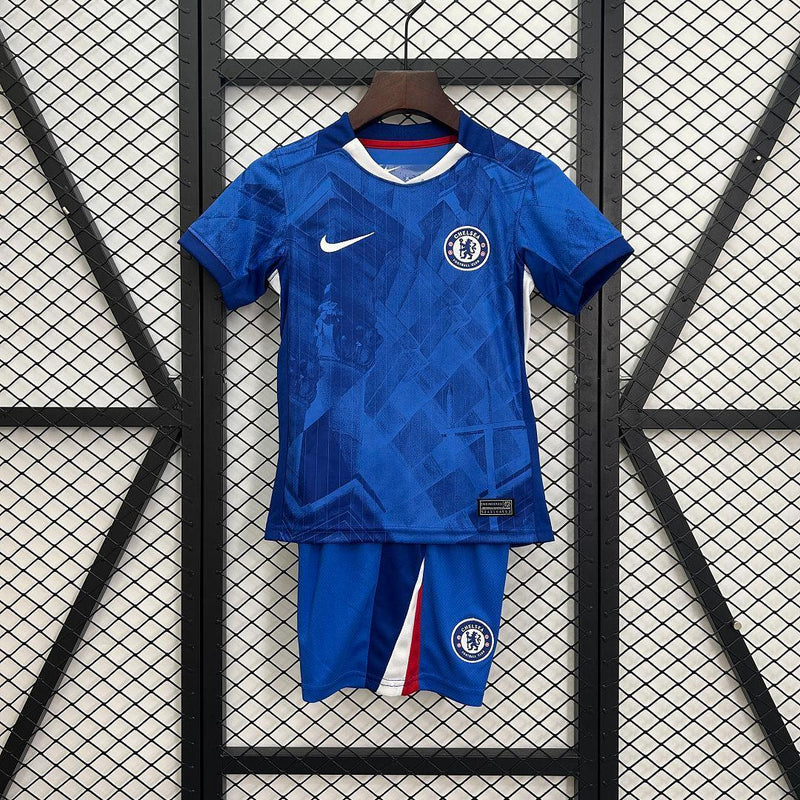 Kit enfant Chelsea 2025-26