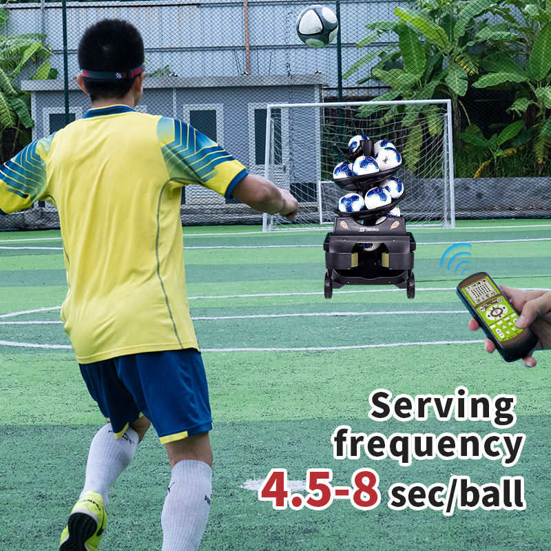 SIBOASI Équipement d'entraînement de football intelligent luncher balls